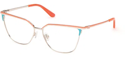 Guess Gu50148 Women's Glasses, Gold, Size 57 In Orange