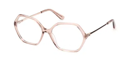 Guess Gu50149 Women's Glasses, Brown, Size 54 In Pink
