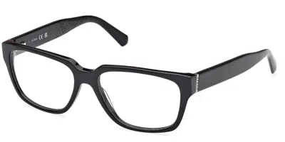 Guess Gu50150 001 Occhiali Da Vista Neri Per Uomo (solo Montatura) In Red