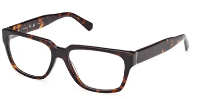 Guess Gu50150 Men's Glasses, Tortoiseshell, Size 55 In Black