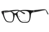 Guess Gu50153d Rectangular Acetate Eyeglasses In Black