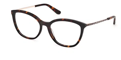 Guess Gu50171 Women's Glasses, Tortoiseshell, Size 53 In Brown