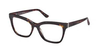 Guess Gu50172 Women's Glasses, Tortoiseshell, Size 53 In Brown