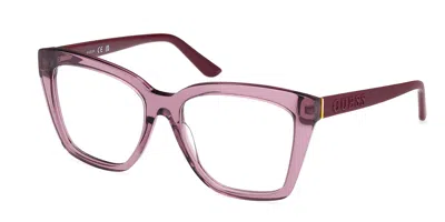 Guess Gu50173 Women's Glasses, Purple, Size 55