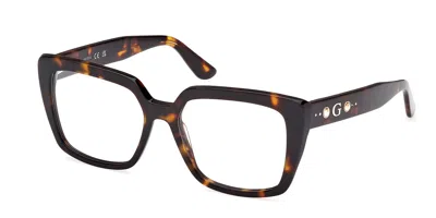 Guess Gu50174 Women's Glasses, Tortoiseshell, Size 54 In Brown