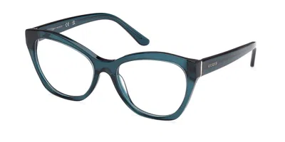 Guess Gu50177 Women's Glasses, Blue, Size 56 In Multi