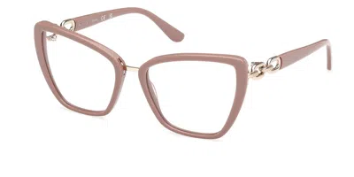 Guess Gu50180 057 Women's Glasses Brown Size 55 - Free Lenses - Blue Light Block Available