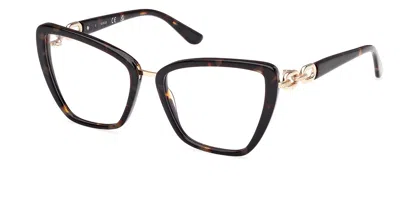 Guess Gu50180 Women's Glasses, Tortoiseshell, Size 55 In Neutral