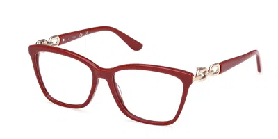 Guess Gu50181 Women's Glasses, Red, Size 52 In Burgundy