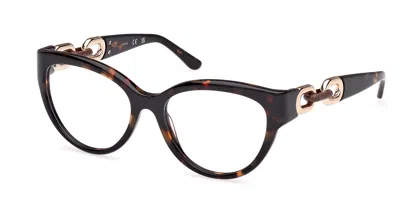 Guess Gu50182 Women's Glasses, Tortoiseshell, Size 55 In Brown