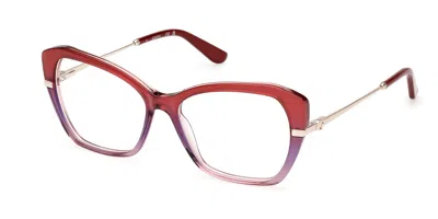 Guess Gu50183 Women's Glasses, Red, Size 54 In Multi