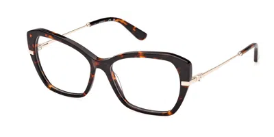 Guess Gu50183 Women's Glasses, Tortoiseshell, Size 54 In Brown