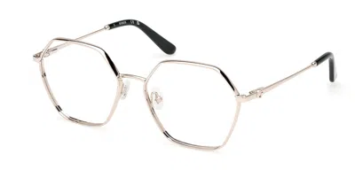Guess Gu50184 Women's Glasses, Gold, Size 56 In Multi
