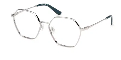 Guess Gu50184 010 Women's Glasses Silver Size 56 - Free Lenses - Blue Light Block Available In Multi