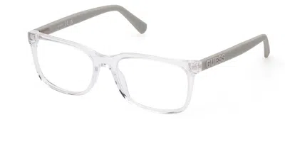 Guess Gu50187 Men's Glasses, Clear, Size 54 In Gray