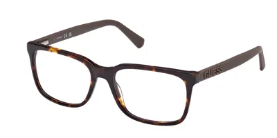 Guess Gu50187 052 Men's Glasses Tortoiseshell Size 54 - Free Lenses - Blue Light Block Available In Brown