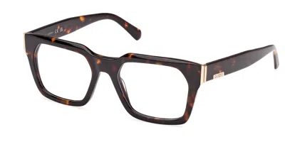 Guess Gu50188 Men's Glasses, Tortoiseshell, Size 53 In Brown