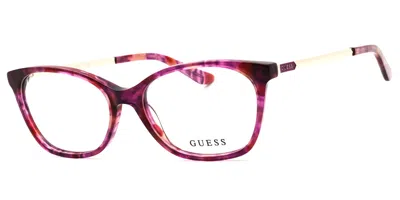 Guess Gu50194 Women's Glasses, Purple, Size 53