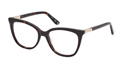 Guess Gu50197 Women's Glasses, Tortoiseshell, Size 52 In Brown