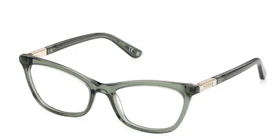 Guess Gu50198 093 Women's Glasses Green Size 52 - Free Lenses - Blue Light Block Available