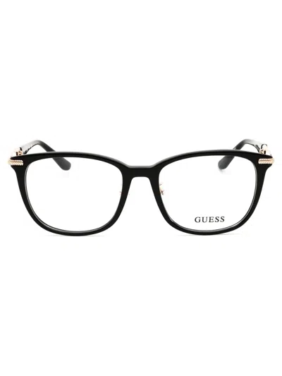 Guess Gu50203-d Eyeglasses In Red