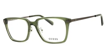 Guess Gu50206-d Asian Fit Men's Glasses, Green, Size 55