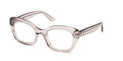 Guess Gu50225 Women's Glasses, Clear, Size 51 In Gray