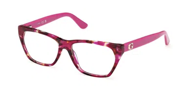 Guess Gu50234 Women's Glasses, Tortoiseshell, Size 54 In Pink