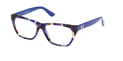 Guess Gu50234 Women's Glasses, Tortoiseshell, Size 54 In Blue
