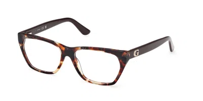 Guess Gu50234 Women's Glasses, Tortoiseshell, Size 54 In Brown
