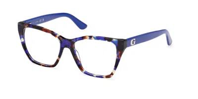 Guess Gu50235 Women's Glasses, Tortoiseshell, Size 52 In Blue
