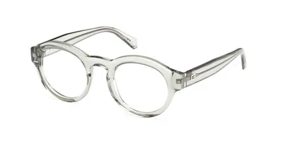 Guess Gu50237 020 Men's Glasses Clear Size 47 - Free Lenses - Blue Light Block Available In Transparent Shiny Grey