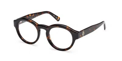 Guess Gu50237 052 Men's Glasses Tortoiseshell Size 47 - Free Lenses - Blue Light Block Available In Dark Tortoise