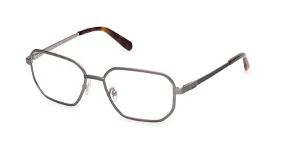 Guess Gu50240 Men's Glasses, Gunmetal, Size 56 In Silver