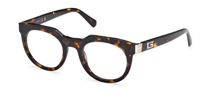 Guess Gu50241 052 Men's Glasses Tortoiseshell Size 49 - Free Lenses - Blue Light Block Available In Dark Tortoise