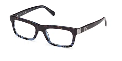 Guess Gu50242 Men's Glasses, Tortoiseshell, Size 53 In Black