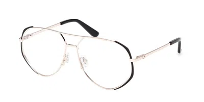 Guess Gu50247 002 Occhiali Da Vista Oro Per Donna (solo Montatura) In Gold