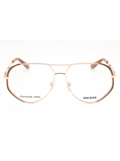 Guess Gu50247 Eyeglasses In Gold