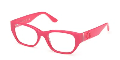 Guess Gu50304 072 Occhiali Da Vista Rosa Per Donna (solo Montatura) In Red