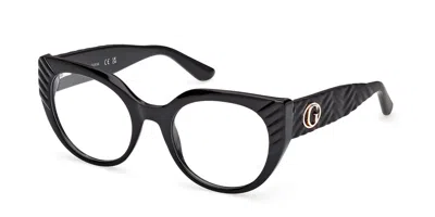 Guess Gu50306 001 Occhiali Da Vista Neri Per Donna (solo Montatura) In Black