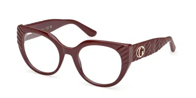 Guess Gu50306 069 Occhiali Da Vista Borgogna Per Donna (solo Montatura) In Burgundy