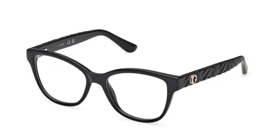 Guess Gu50307 001 Occhiali Da Vista Neri Per Donna (solo Montatura) In Black