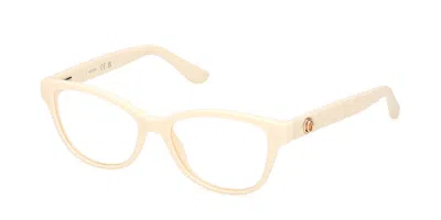 Guess Gu50307 025 Occhiali Da Vista Bianchi Per Donna (solo Montatura) In Neutral