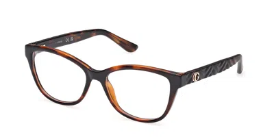 Guess Gu50307 052 Occhiali Da Vista Tartarugatishell Per Donna (solo Montatura) In Brown