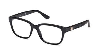 Guess Gu50308 001 Occhiali Da Vista Neri Per Donna (solo Montatura) In Black