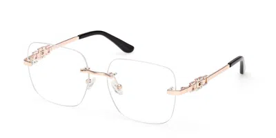Guess Gu50319 028 Women's Glasses Gold Size 56 - Free Lenses - Blue Light Block Available