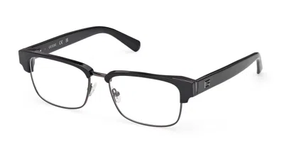 Guess Gu50330 001 Men's Glasses Black Size 55 - Free Lenses - Blue Light Block Available