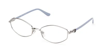 Guess Gu50355 008 Women's Glasses Gunmetal Size 56 - Free Lenses - Blue Light Block Available In Neutral