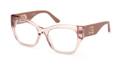 Guess Gu50356 072 Women's Glasses Pink Size 52 - Free Lenses - Blue Light Block Available
