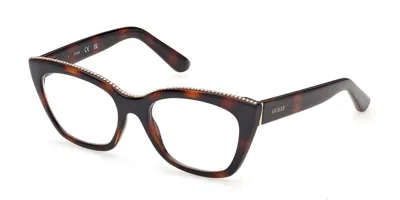 Guess Gu50361 052 Women's Glasses Tortoiseshell Size 50 - Free Lenses - Blue Light Block Available In Gold
